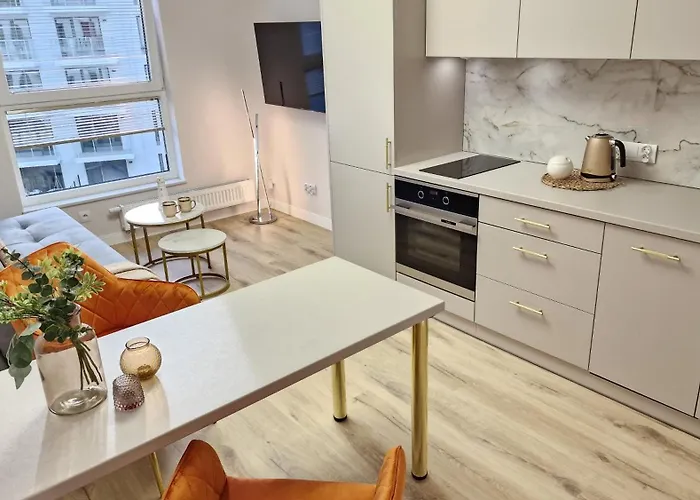 77 Flou Przystan Letnica, Parking & 800m Plaza Apartmán