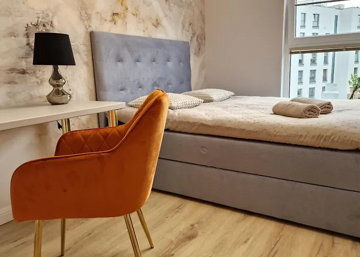 77 Flou Przystan Letnica, Parking & 800m Plaza Apartmán